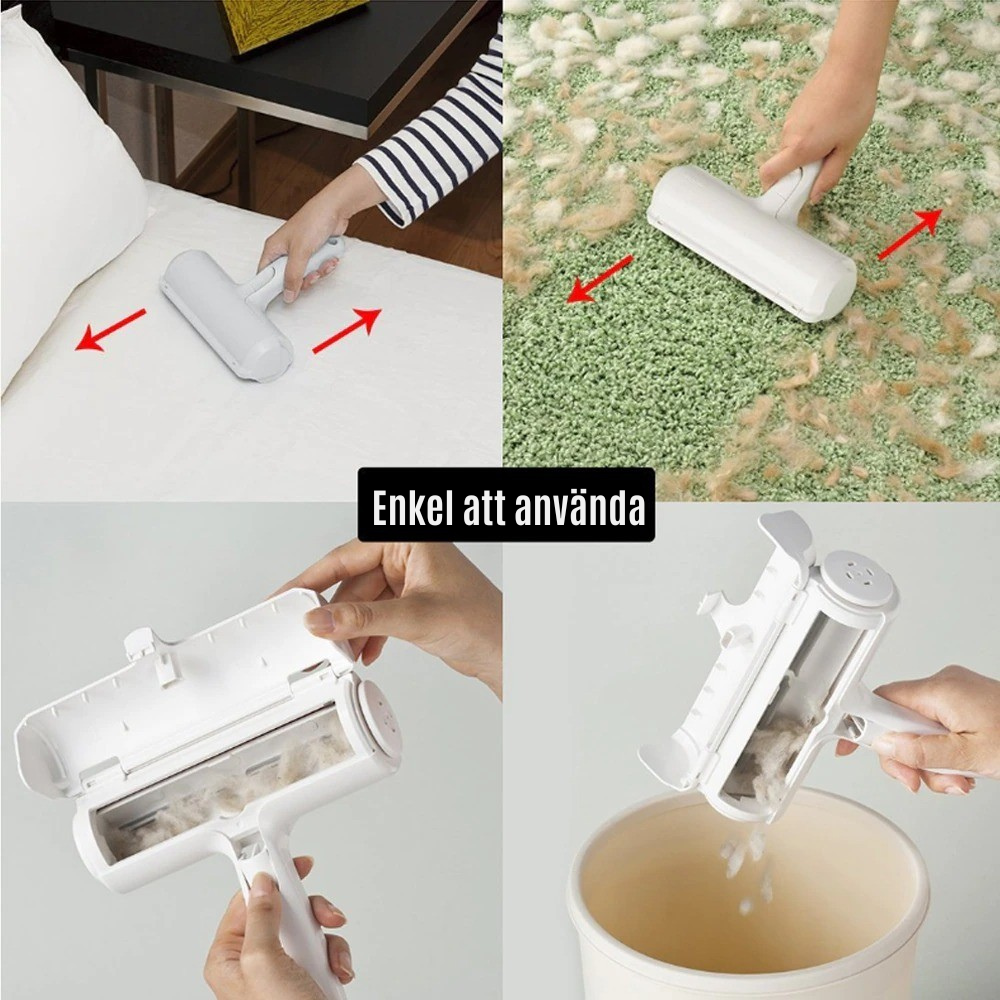 Effektiv hår roller för möbler