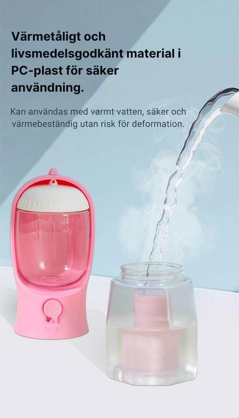 Vattenflaska med flera funktioner
