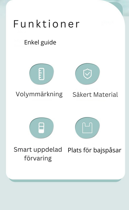 Vattenflaska med flera funktioner