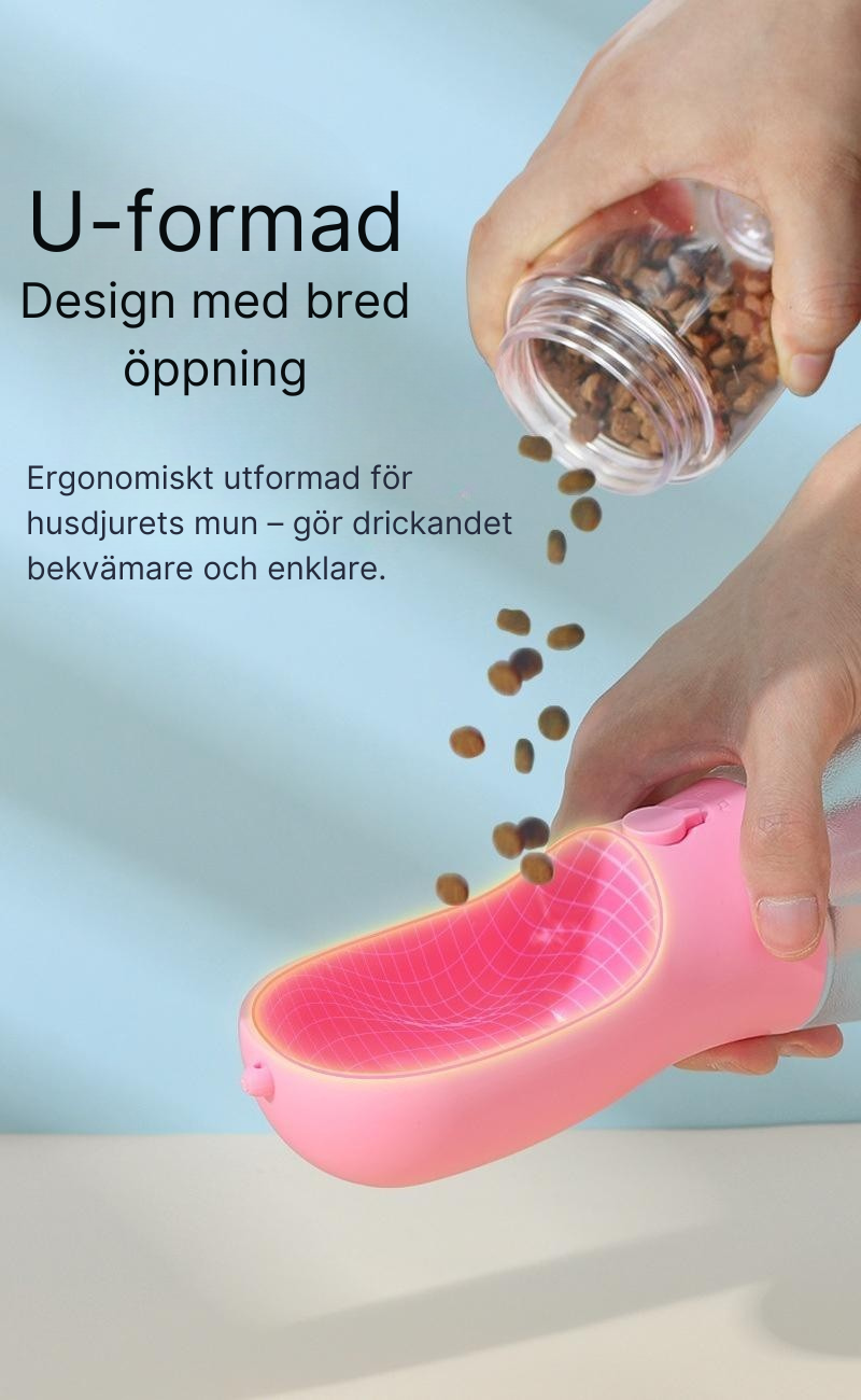 Vattenflaska med flera funktioner